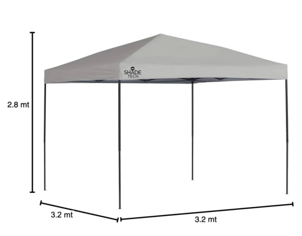 Carpa Toldo 3x3 Mts, Beige - Shade Tech