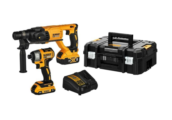 Combo de Atornillador 1/4'' + Rotomartillo SDS Plus 20V - Dewalt (Kit Combo 20V DCH133 + DCF7871)