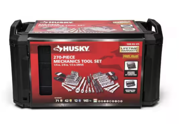 Kit de Herramientas Combinadas de 270 Pzs, Mod. 1008832475 - Husky