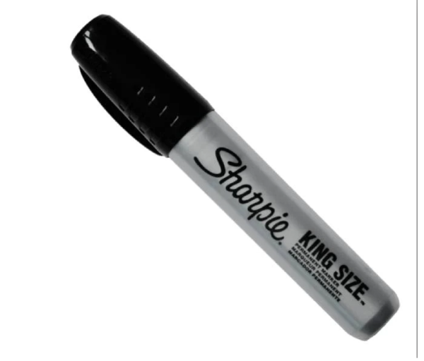 Marcador Permanente Sharpie King Size Negro