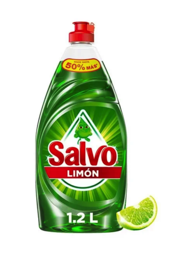 Lavatrastes Líquido Salvo Triple Poder Cítrico 1.2 L