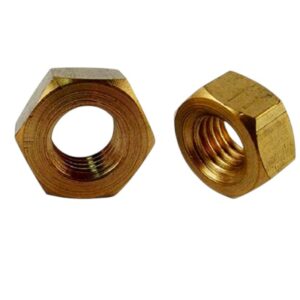 Tuerca Hexagonal 1/4" - Bronce