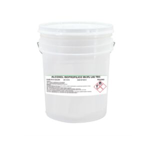 Alcohol Isopro 99% Pureza Cub. 5 Gal (18.927 Lt) - Liq Tec