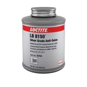 Antiadherente, Grado Plateado LB 8150, Aluminio, 16 oz, Lata Con Tapa de Pincel - Loctite