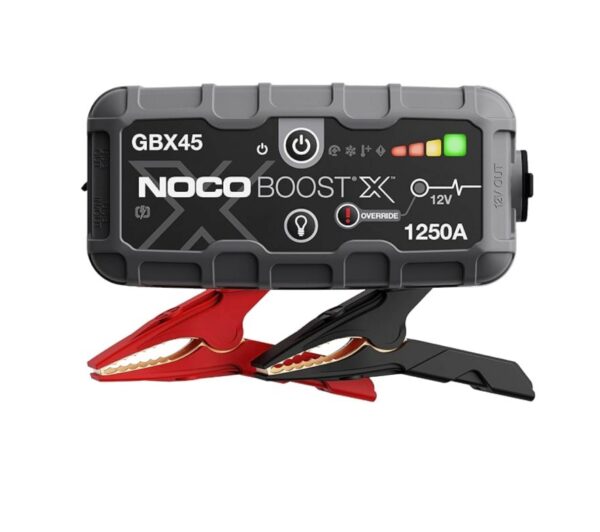 Arrancador de Batería de Litio Portátil Ultrasafe 1250A, Cargador USB-C y Cables de puente - Noco Boost