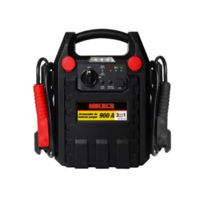 Arrancador de Baterías Jumper de 900 Amperes 12V Negro-Milkels