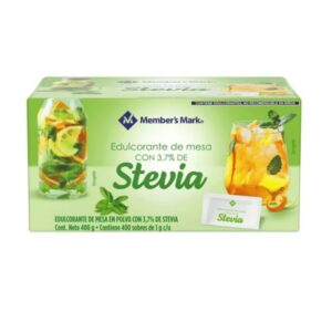 Azucar Edulcorante de Mesa Stevia 400 Sobres de 1 g - Member's Mark