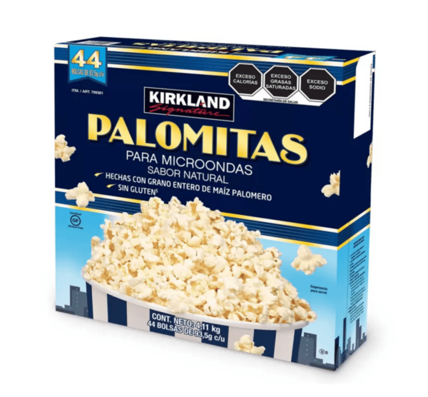 Palomitas Sabor Natural 44 pzas de 93.5 g - Kirkland Signature