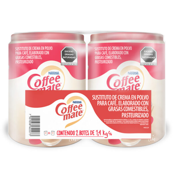 Sustituto de Crema en Polvo Para Café 2/1.4kg - Coffe Mate