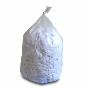 Trapo Industrial, 100% Algodon, Bulto 40 Lbs - Blanco