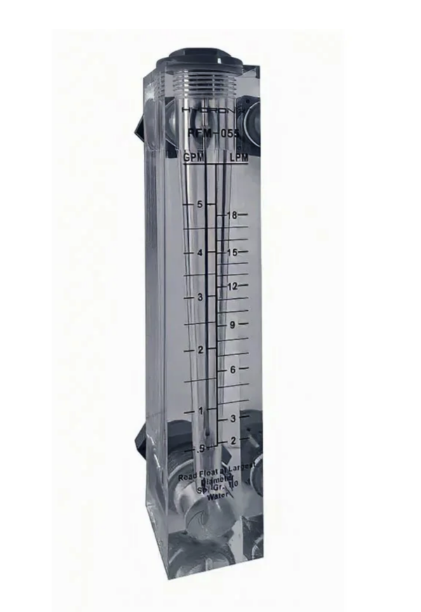 Flujómetro para Panel 0.5 - 5 GPM de Rango, HYDRONIX