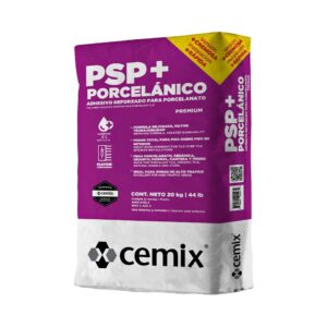 Pega Porcelanato Blanco, 20 kg - Piso Sobre Piso Cemix